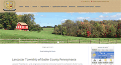 Desktop Screenshot of lancaster-township.com