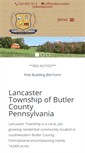 Mobile Screenshot of lancaster-township.com